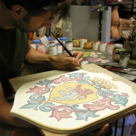 araldica in ceramica, heraldry in pottery