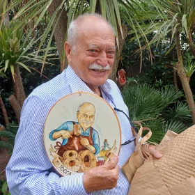 caricatura per compleanno 80 anni, caricature for birthday