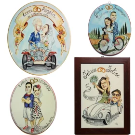 ceramica personalizzata per matrimonio, custom ceramic for marriage