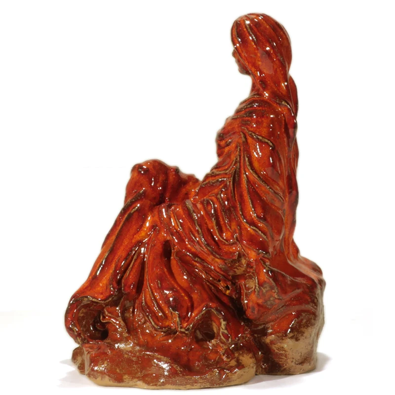 donna arte ceramica toscana, woman tuscany ceramic art