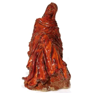 donna in ceramica il volo, ceramic woman
