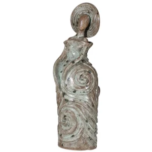 figura femminile in ceramica, female figure in pottery
