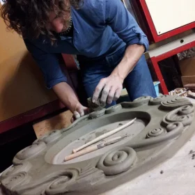 lavorazione ceramica, pottery workshop