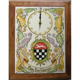 orologio in ceramica personalizzato, custom clock in ceramic