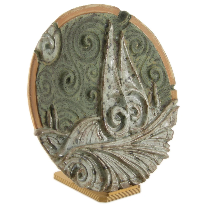 paesaggio toscana da parete, tuscany landscape wall plate