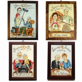 quadro simpatico regalo 50 anni di matrimonio nozze d'oro, gift for 50 years of marriage