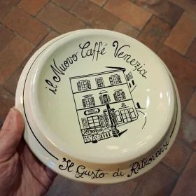 rendiresto personalizzato in ceramica, money tray in ceramic