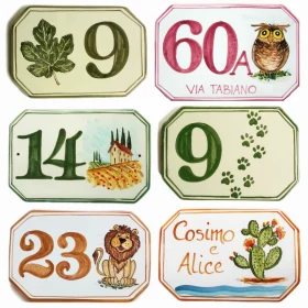 targhe in ceramica personalizzate, personalized ceramic plaques