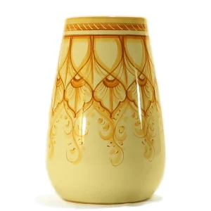 vaso da fiori in ceramica dipinto a mano ceramica toscana, vase for flowers in ceramic handmade in tuscany